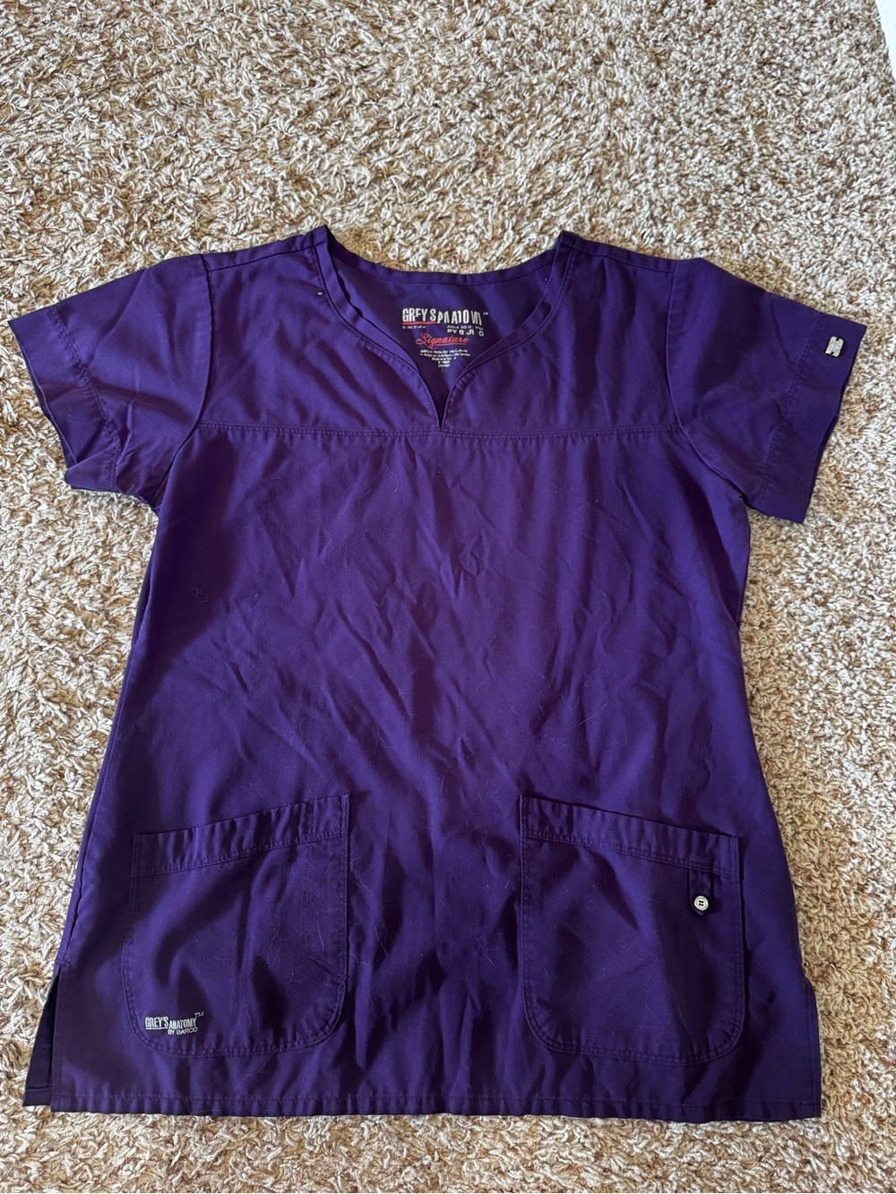 Barco Uniforms Women's Purple Scrub Top and Pant